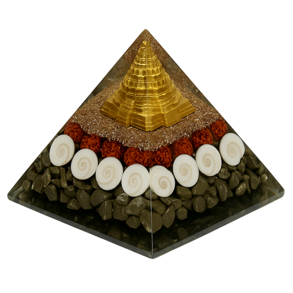 Money Magnet Pyrite Pyramid