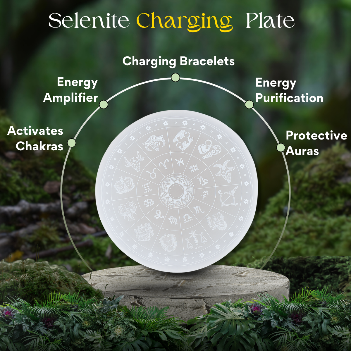 Selenite Charging Plate